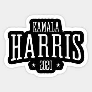 Kamala Harris Presidential race 2020 cool logo with white text Sticker